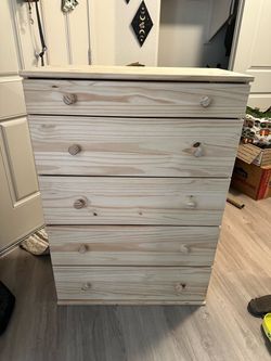 5-Drawer Wood Dresser Chest