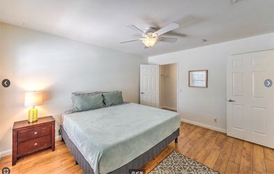 Bed, Desk, Chairs, Nightstands, Lamps, Mirror