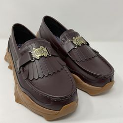 Puma x Palomo Spain Burgundy Nitefox Leather Loafer 386683-01 Men’s Size EUR 44 / US Size 10.5 UK Size 9.5