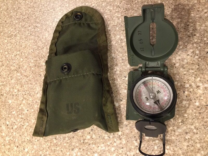 Compass - Vintage 1977 Model 27 CAMMENGA Military Compass US Scout