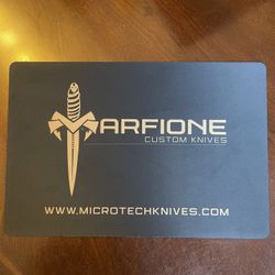 Microtech Knife Display Mat Quality Rubber