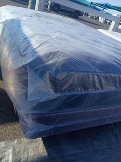 Brand new queen size plush Revive mattress and box spring free delivery depends on location