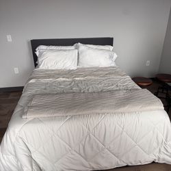 IKEA Brimnes BedFrame + Purple mattress