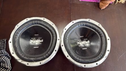 Sony 12in subwoofers