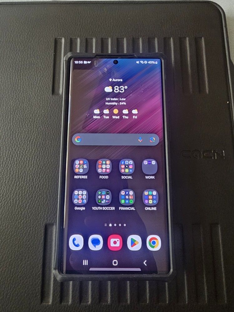 Samsung S22 Ultra 5G with Perfect Screen and S-Pen and OEM Charger