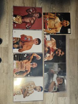 Autographed boxing memorabilia