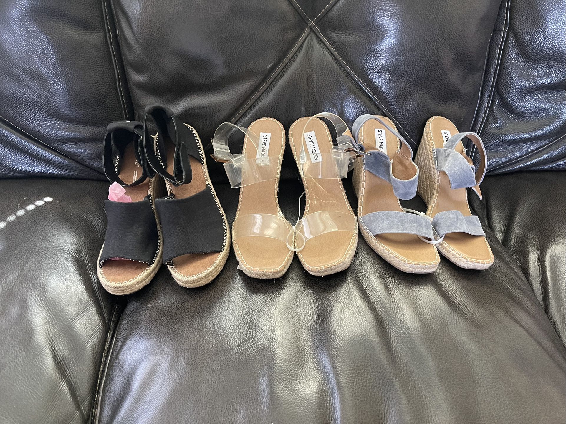 Steve Madden and Toms Wedges Shoes