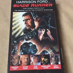 Harrison Ford Blade Runner 1982 VHS Widescreen Director's Cut Harrison Ford Film