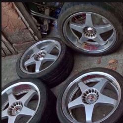 $1,200 Real Japanese JDM Sparco Wheels 5 X 114 From NSX Acura Fits Most Rear Wheel Drive 