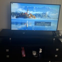 55 Inch LG LED TV And Tv Stand For 150$