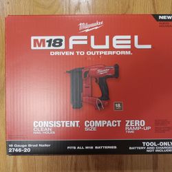 Milwaukee M18 Fuel Brad Nailer 
