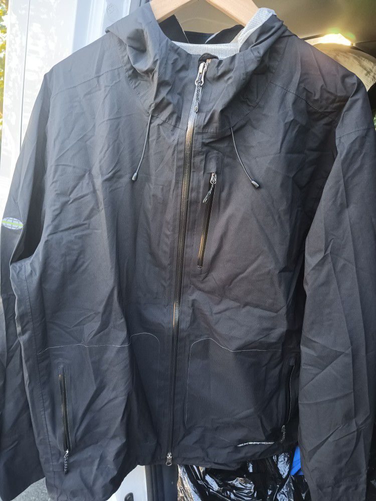 A, UNISEX RAIN JACKET SIZE LARGE ONLY ONE AVAILABLE