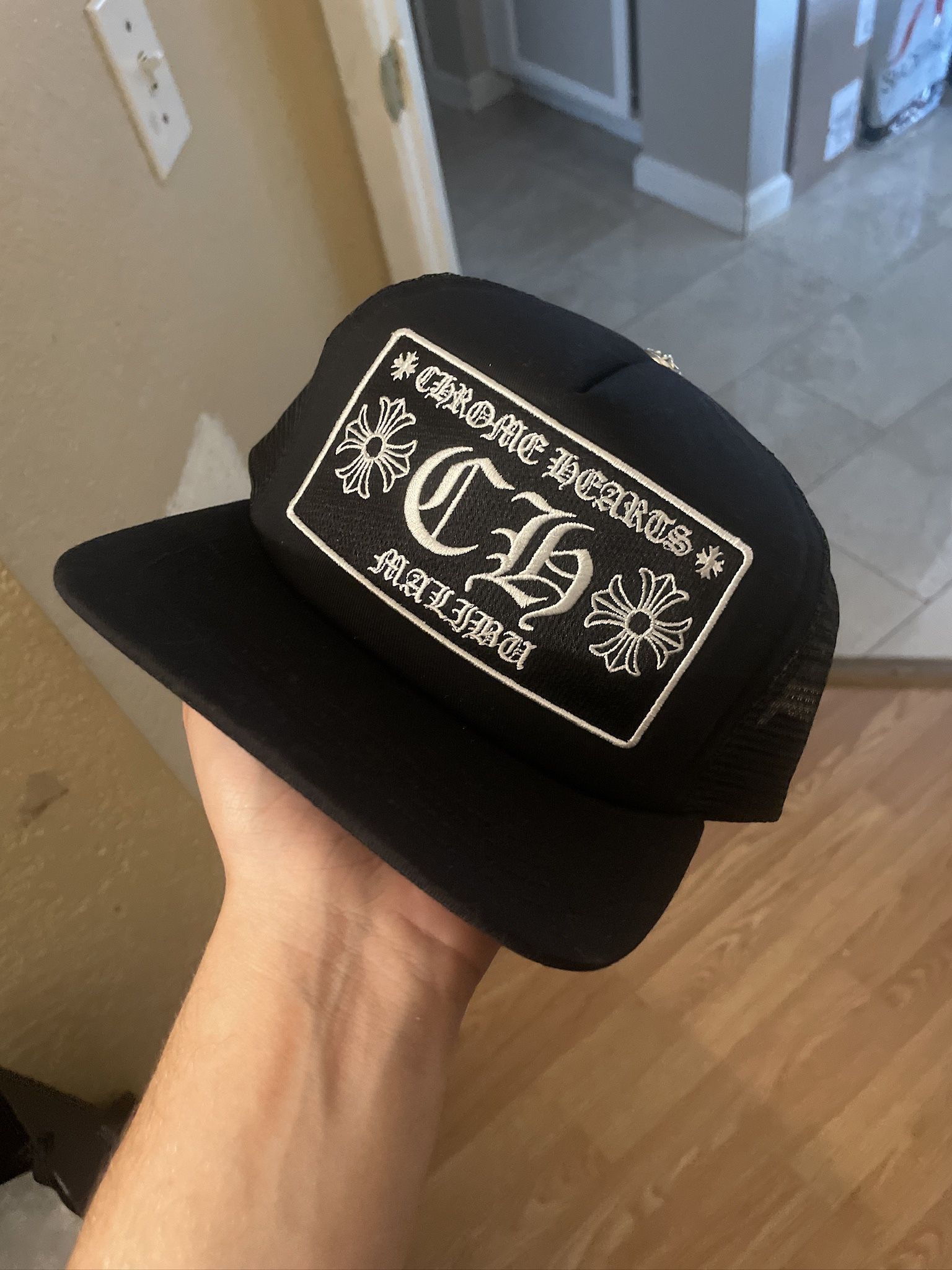 Chrome Hearts Malibu Trucker Hat 100% authentic From Chrome RARE