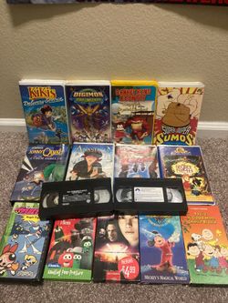 Assorted lot of Animated VHS