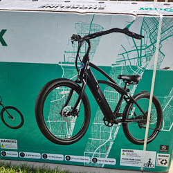 GOTRAX Shoreline 27.5" Electric Cruiser Bike – Black