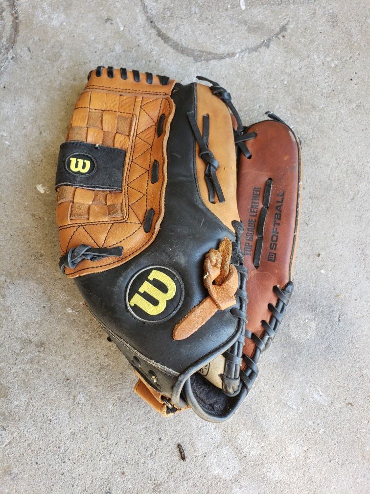 Wilson softball glove.