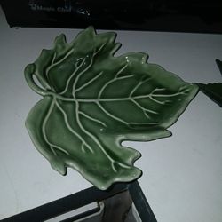 10" Ceramic LEAF Platter