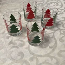 Christmas High- Ball Glasses