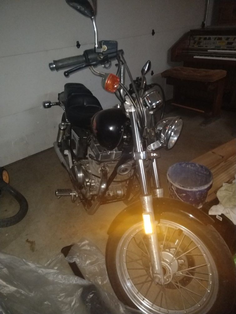 Honda Rebel 450 Motorcycle 1986