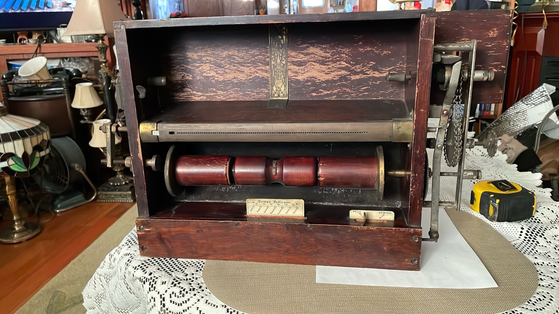 Antique Piano Mechanism Gears For Parts Or Music Enthusiasts Beautiful Decoration As Well