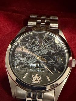 Seiko X One Piece 10th Anniversary Watch Quartz Anime Limited To 9999 Pcs
