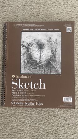 Strathmore 400 Sketch Pad  14x11”  50 Sheets 