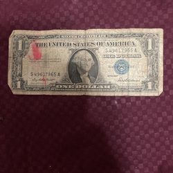 Blue One Sliver Dollar 