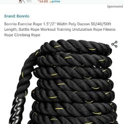 Exercise Rope!! Weight Training Rope!!brand-new In Box