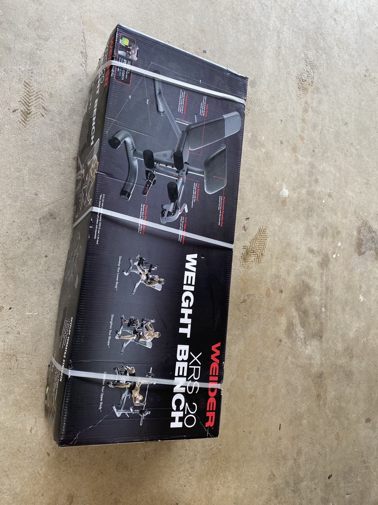 XRS 20 weight bench new