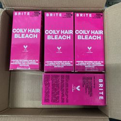 Curly Hair Bleach Kit 