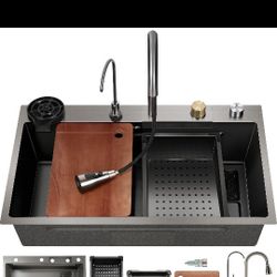 Grey 304 Stainless Steel Sink