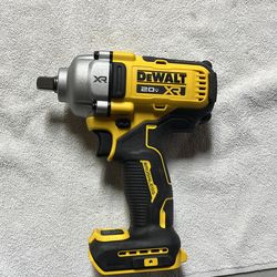DEWALT 20V MAX XR Cordless Impact Wrench, 1/2", Includes Detent Pin Anvil and Belt Clip, Bare Tool Only (DCF892B)