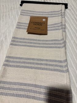 Connect Home Striped Throw Blanket 50x60