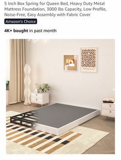 Metal box spring for mattress