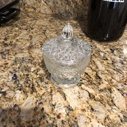 SMALL Sugar Glass Jar/Bowl