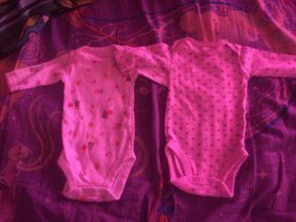 New born long sleeve onesies