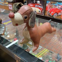 Vintage Wiener Dog Stuffed Toy