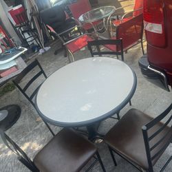 Table 4 Chairs Good Condition 