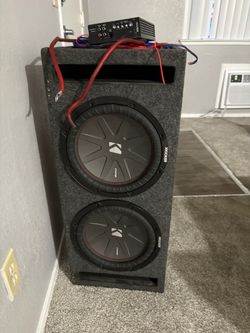 Subwoofer set up (wires included)