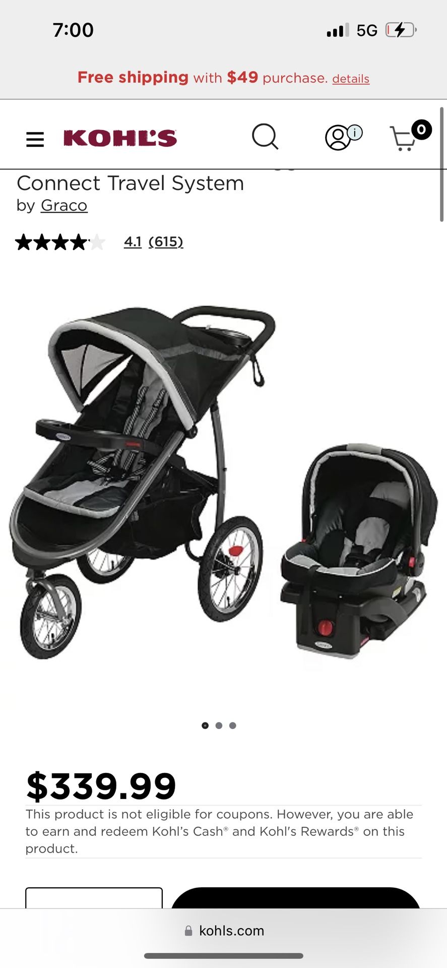Graco Jogger And Car Seat