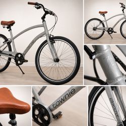 Electra Townie (Made By Trek) Cruiser Bike – Like New – Matte Gray