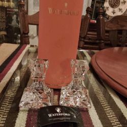 Brand new Waterford Lismore candle holders 4”
