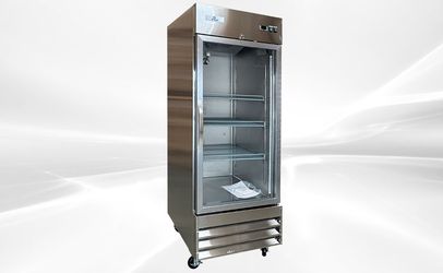 NSF Glass Door Stainless Steel Commercial Freezer CFD-1FFGSS