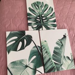 Leafy Canvas Wall Art