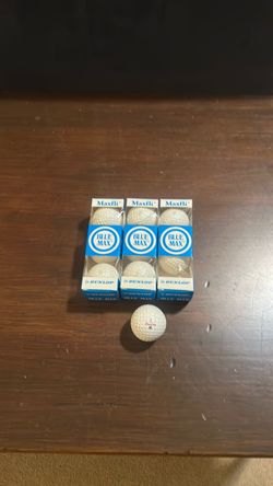Vintage blue Max golf balls