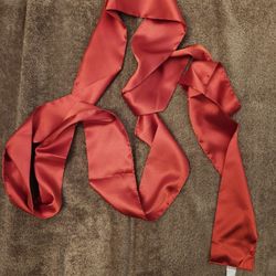 Red Silky Sash