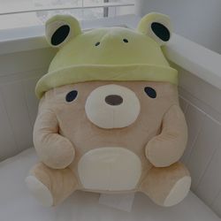 Frogma Bear Plush With Green Hat