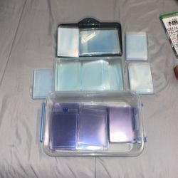 A Bunch Of Top Loaders And Sleeves Lmk Send Offers