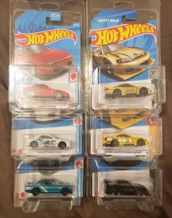 Hot Wheels Nissan Silvia And Skyline Models Mint Condition In Protectors