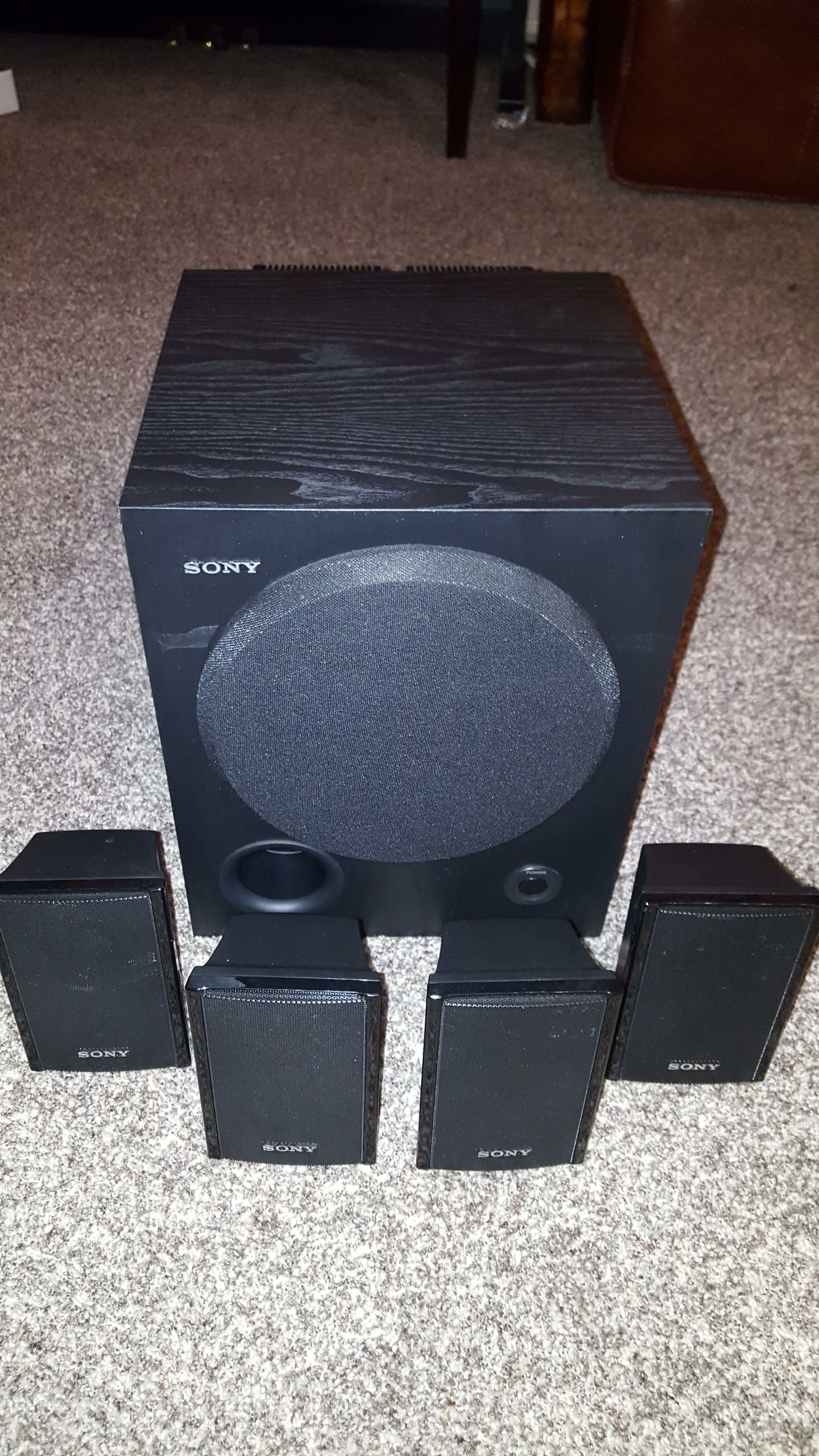 SONY SA-WM250 SUBWOOFER SYSTEM - NEW CONDITION